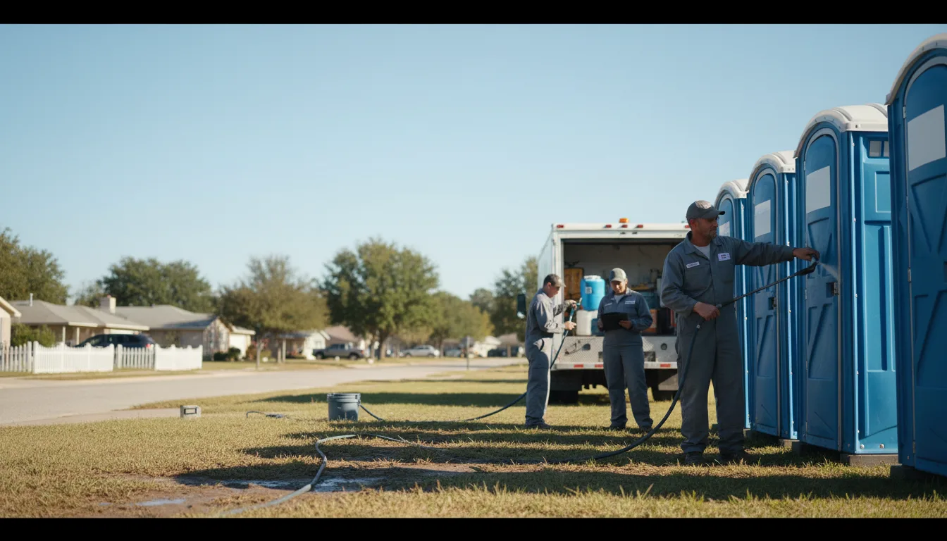 Long-Term Portable Toilet Rental in Orange, VA near me